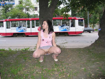 An Asian girl in anal